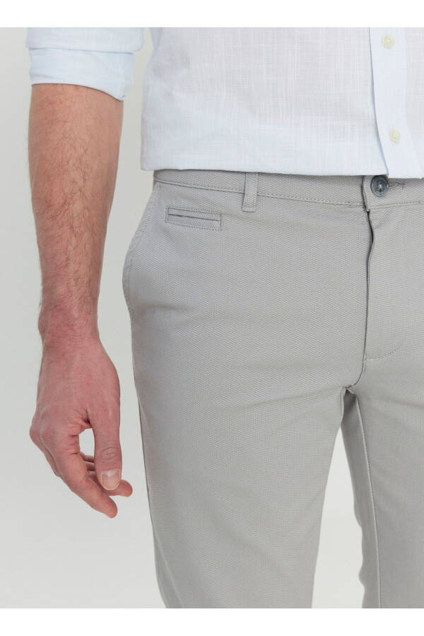 Altınyıldız Classics Normal Bel Normal Paça Slim Fit Gri Erkek Pantolon ACE001252192_GRI - 4