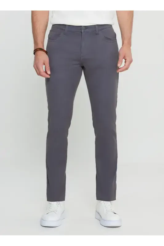Altınyıldız Classics Normal Bel Normal Paça Slim Fit Antrasit Erkek Pantolon ACE001252246_ATR - 1
