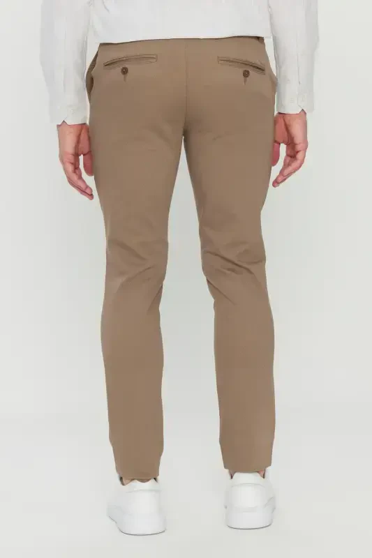 Altınyıldız Classics Normal Bel Normal Paça Slim Fit Bej Erkek Pantolon ACE001252192_BEJ - 6