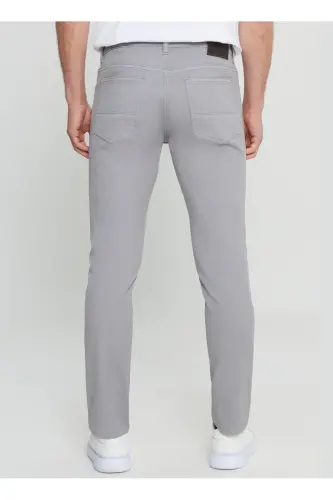 Altınyıldız Classics Normal Bel Normal Paça Slim Fit Gri Erkek Pantolon ACE001252246_GRI - 4