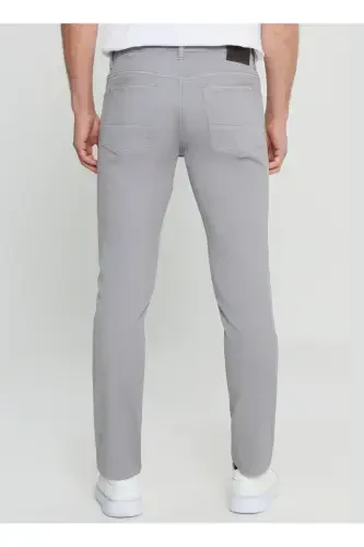 Altinyildiz Classics Normal Bel Normal Paça Slim Fit Kulrang Erkak Shim ACE001252246_GRI - 4