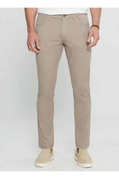 Altinyildiz Classics Normal Bel Normal Paça Slim Fit Vizon Erkak Pantolon ACE001252246_VIZ - ALTINYILDIZ CLASSICS