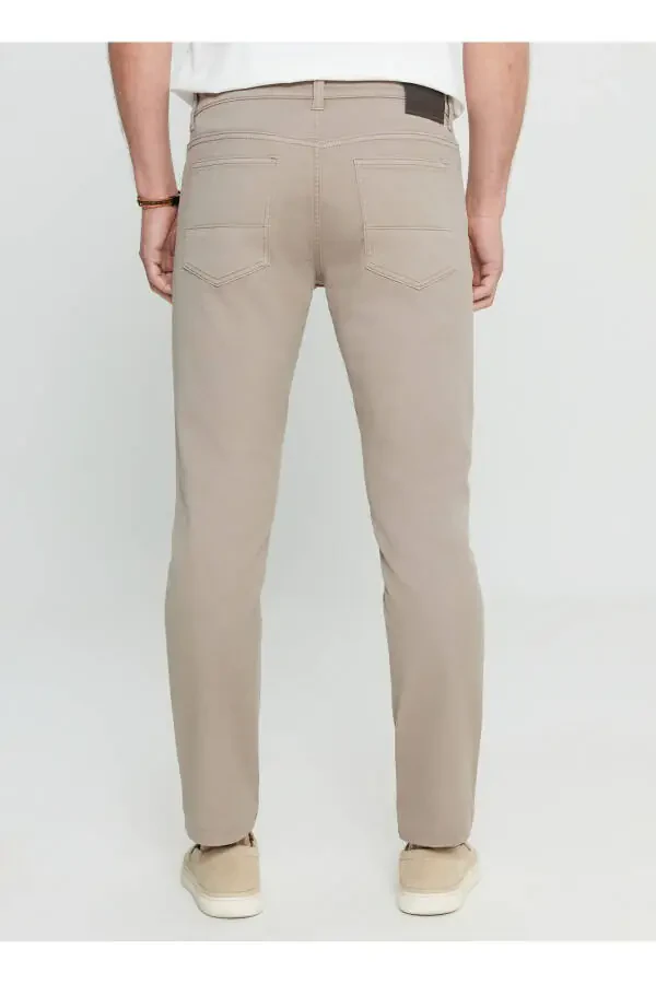 Altinyildiz Classics Normal Bel Normal Paça Slim Fit Vizon Erkak Pantolon ACE001252246_VIZ - 5