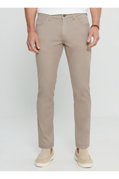 Altinyildiz Classics Normal Bel Normal Paça Slim Fit Vizon Erkak Pantolon ACE001252246_VIZ - 1
