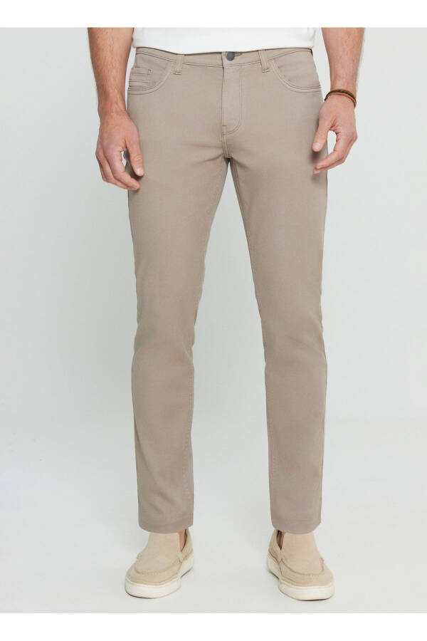 Altinyildiz Classics Normal Bel Normal Paça Slim Fit Vizon Erkak Pantolon ACE001252246_VIZ - 1