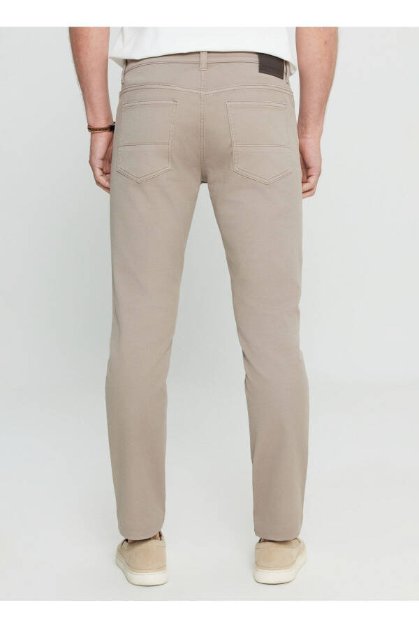 Altinyildiz Classics Normal Bel Normal Paça Slim Fit Vizon Erkak Pantolon ACE001252246_VIZ - 5