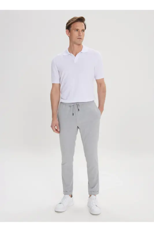 Altınyıldız Classics Normal Bel Slim Fit Gri Erkek Pantolon ET0100000010_GRI - Gri - 5