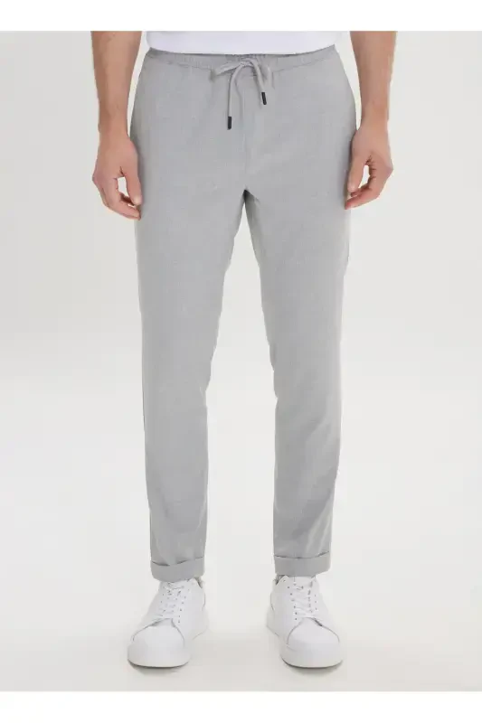 Altınyıldız Classics Normal Bel Slim Fit Gri Erkek Pantolon ET0100000010_GRI - 2