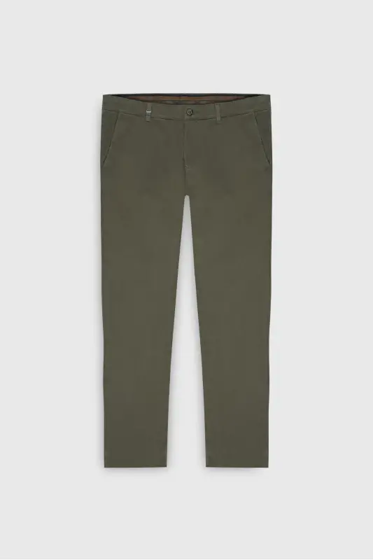 Altınyıldız Classics Normal Bel Slim Fit Haki Erkek Pantolon COE012510109_PANTOLON YAN CEP PARCA - Haki - 7