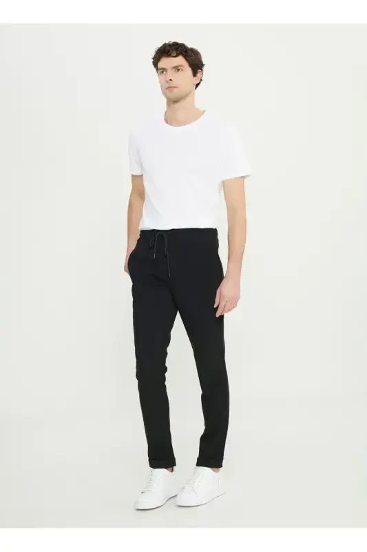 Altınyıldız Classics Normal Bel Slim Fit Siyah Erkek Pantolon ET0100000010_SYH - 4
