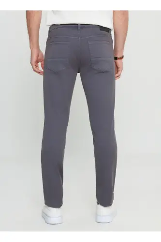 Altınyıldız Classics Normal Waist Normal Leg Slim Fit Anthracite Men's Trousers ACE001252246_ATR - 5