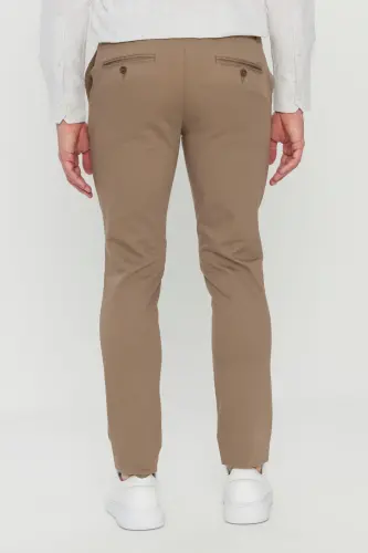 Altınyıldız Classics Normal Waist Normal Leg Slim Fit Beige Men's Trousers ACE001252192_BEJ - 6