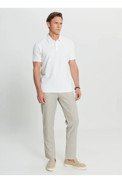 Altınyıldız Classics Polo Neck Jacquard White Men's - ALTINYILDIZ CLASSICS (1)