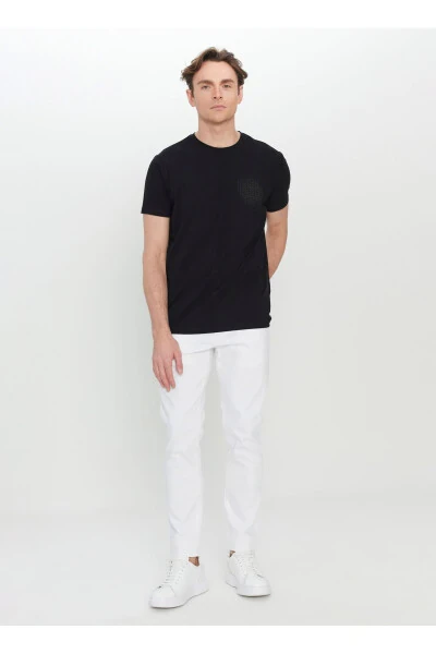 Altınyıldız Classics Polo Shirt, Black with Print - ALTINYILDIZ CLASSICS (1)