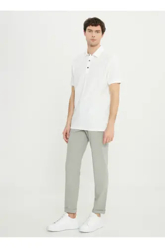 Altınyıldız Classics Polo Воротник Белый Мужская Футболка ACE091252009_BYZ - Altınyıldız Classics (1)