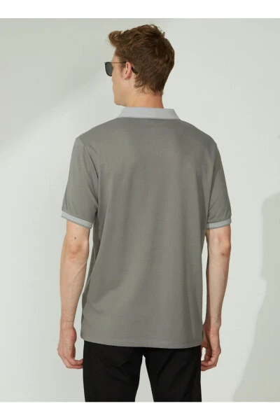 Altınyıldız Classics Polo Yaka Gri Erkek T-Shirt 4A9000000004 - 5