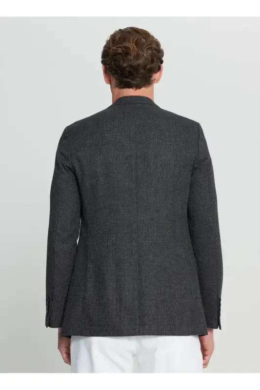 Altınyıldız Classics Regular Fit Siyah Erkek Ceket - 6