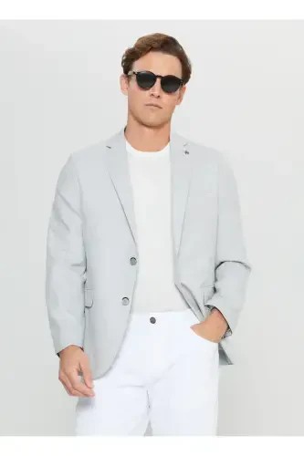 Altınyıldız Classics Regular Fit Gray Men's Jacket A - 1