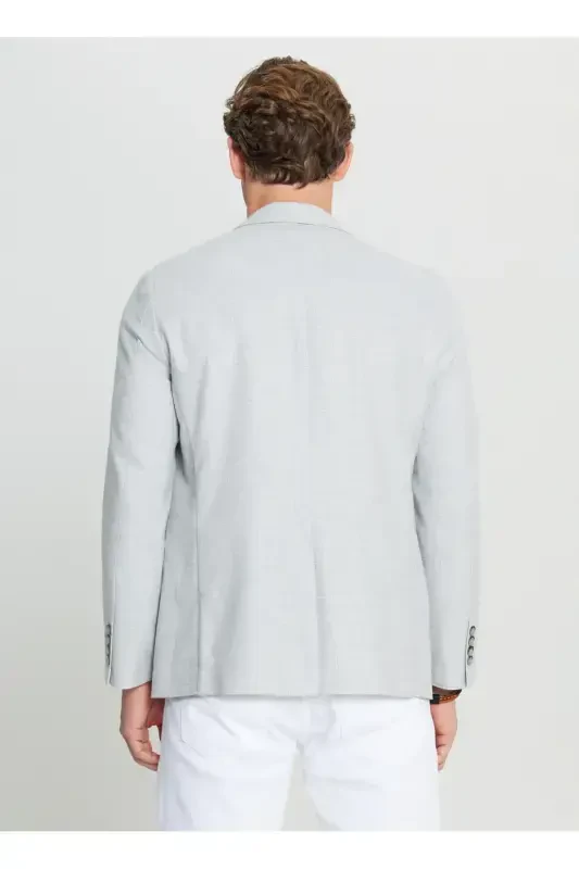 Altınyıldız Classics Regular Fit Gray Men's Jacket A - 5