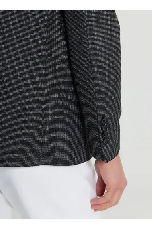 Altinyildiz Classics Regular Fit Qora Erkak Kurtka - 5