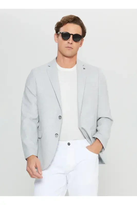 Altınyıldız Classics Regular Fit Серое Мужское Пальто A - 1