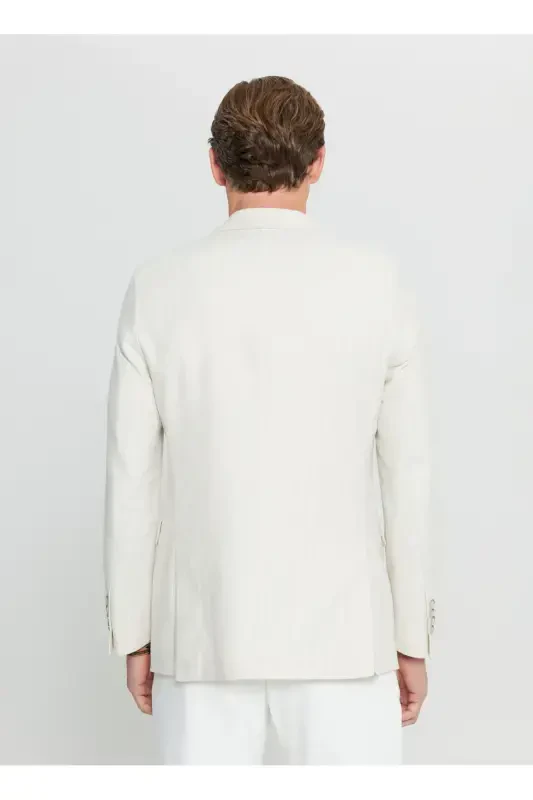 Altınyıldız Classics Slim Fit Beige Men's Jacket ACE0 - 7