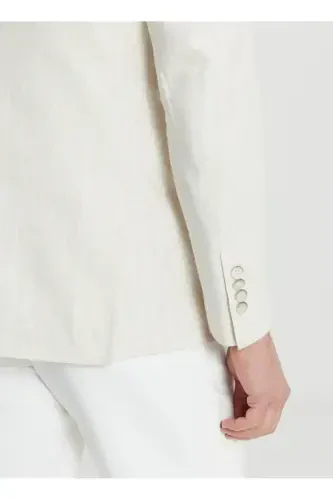 Altınyıldız Classics Slim Fit Beige Men's Jacket ACE0 - 8