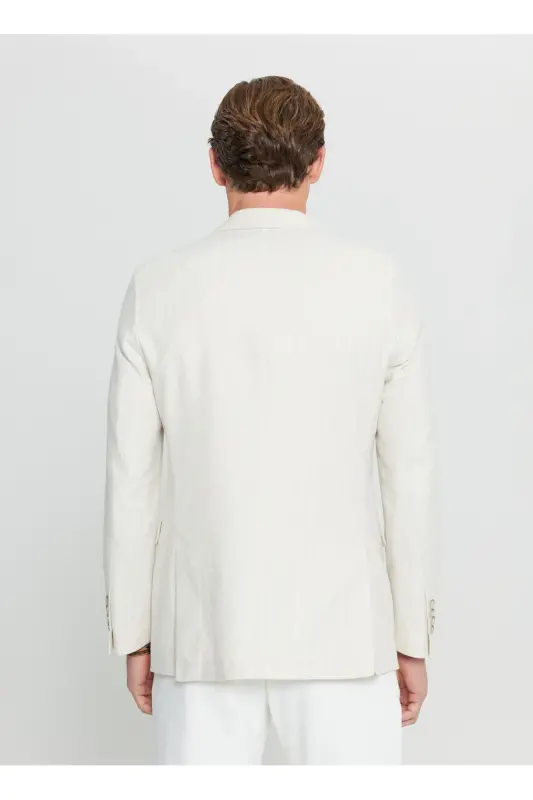 Altınyıldız Classics Slim Fit Beige Men's Jacket ACE0 - 7