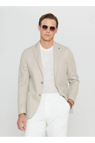Altınyıldız Classics Slim Fit Bej Erkek Ceket ACE004252058_BEJ - ALTINYILDIZ CLASSICS