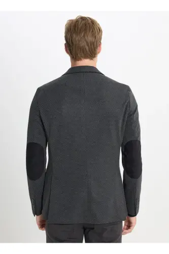 Altınyıldız Classics Slim Fit Black Men's Jacket AC - 6