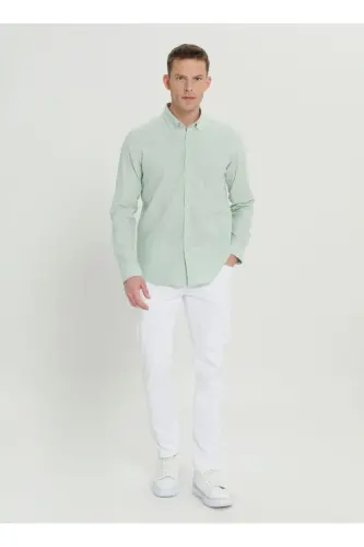 Altınyıldız Classics Slim Fit Düğmeli Yaka Açık Mi - ALTINYILDIZ CLASSICS (1)