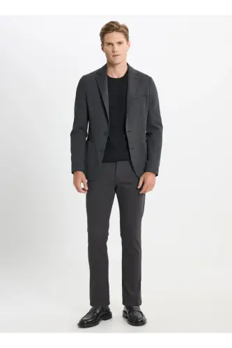 Altınyıldız Classics Slim Fit Черный Мужской Пиджак AC - 2