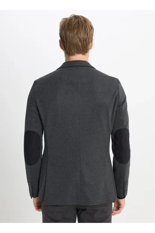 Altınyıldız Classics Slim Fit Черный Мужской Пиджак AC - 6