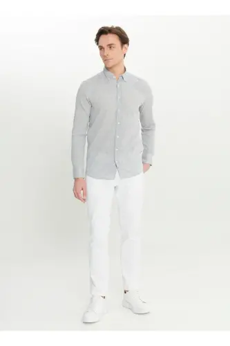 Altınyıldız Classics Slim Fit Düğmeli Yaka Gri Erk - ALTINYILDIZ CLASSICS (1)