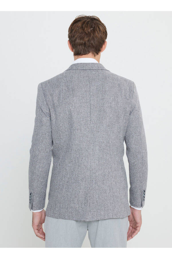 Altınyıldız Classics Slim Fit Gray Men's Jacket ACE0 - 5