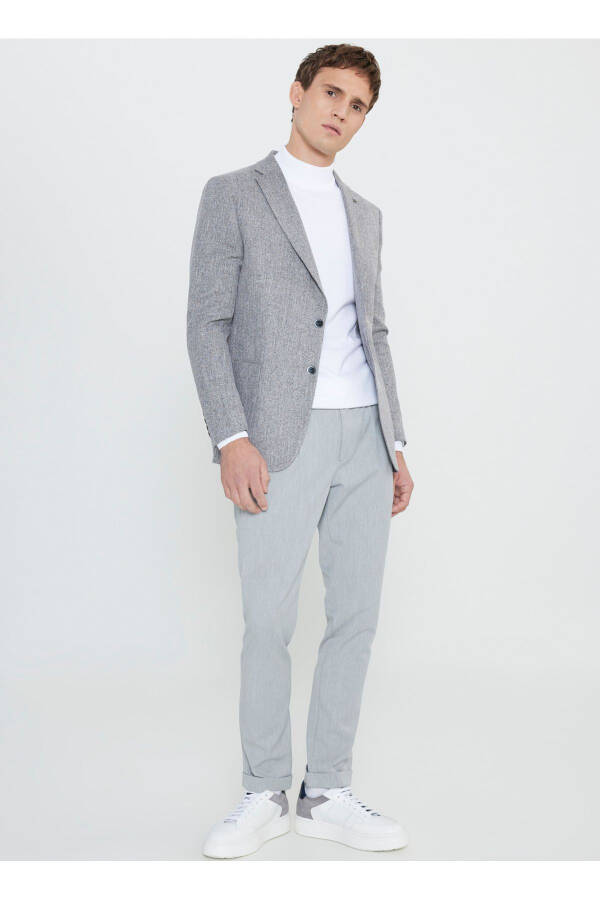 Altınyıldız Classics Slim Fit Gri Erkek Ceket ACE042510155_CEKET TASU-B - Gri - 2