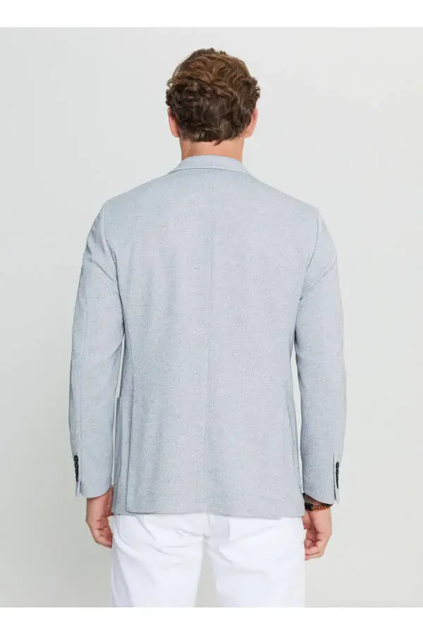 Altınyıldız Classics Slim Fit İndigo Erkek Ceket ACE004252054_IND - 6