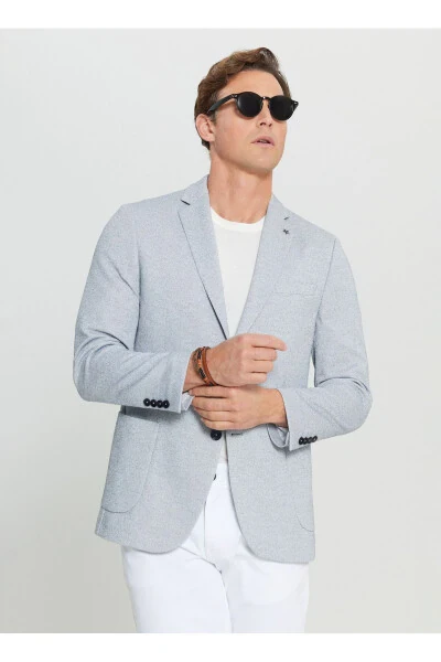Altınyıldız Classics Slim Fit Indigo Erkek Ceket ACE004252054_IND - ALTINYILDIZ CLASSICS