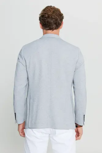 Altınyıldız Classics Slim Fit Indigo Erkek Ceket ACE004252054_IND - 7