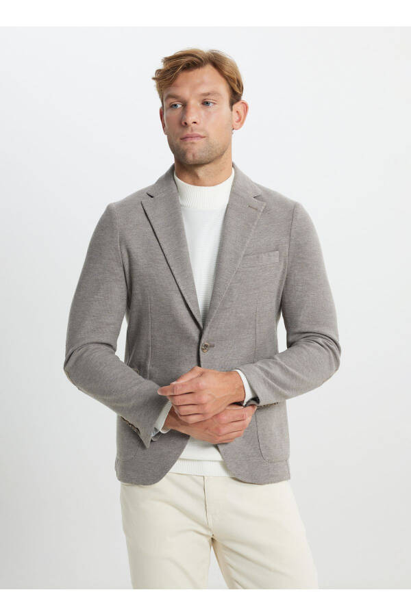 Altınyıldız Classics Slim Fit Light Brown Men's Jacket - 3