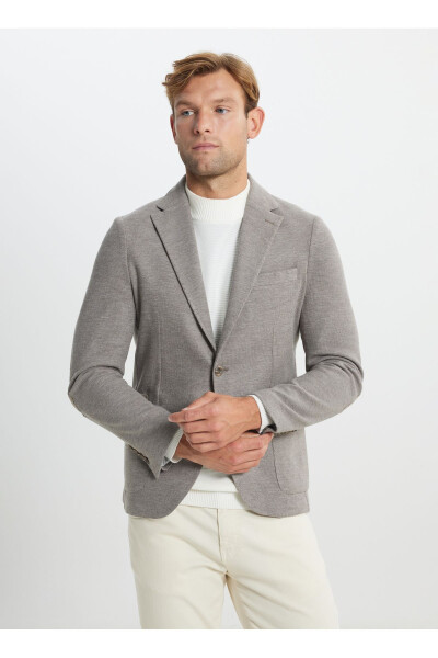 Altınyıldız Classics Slim Fit Светло-коричневый Мужской Пиджак - 3