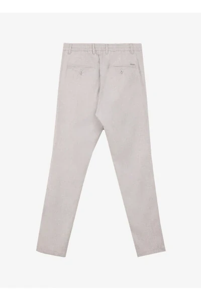 Altınyıldız Classics Trousers with Tie Waist and Slim Leg - 2