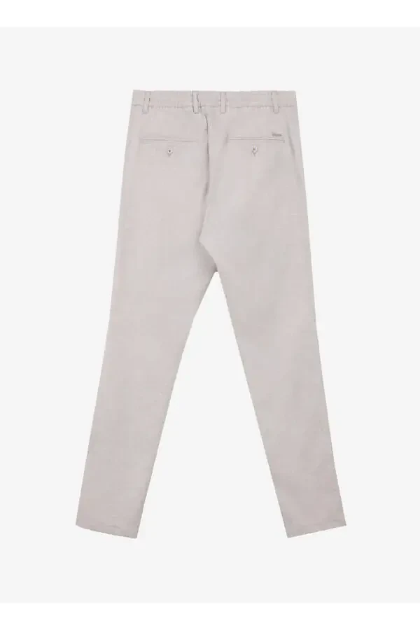 Altınyıldız Classics Trousers with Tie Waist and Slim Leg - 2