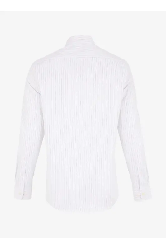 Altınyıldız Classics White - Khaki Men's Shirt ACE202510073_SHIRT PAR DY - 8