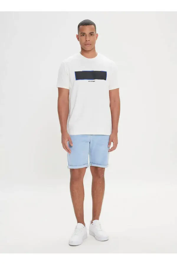 Altınyıldız Classics White Men's T-Shirt 4A4824200 - 2