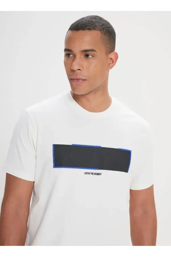 Altınyıldız Classics White Men's T-Shirt 4A4824200 - 3