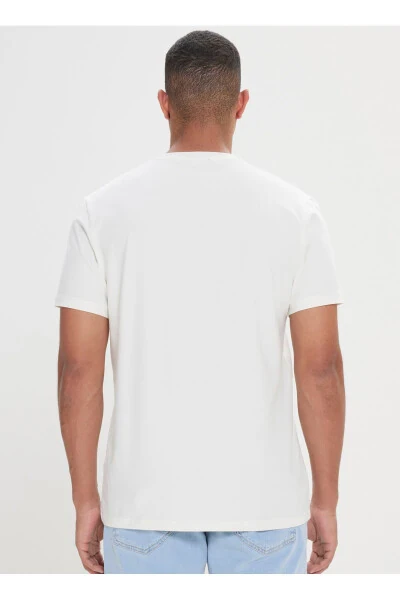 Altınyıldız Classics White Men's T-Shirt 4A4824200 - 4