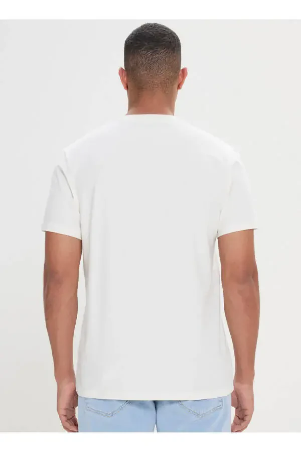 Altınyıldız Classics White Men's T-Shirt 4A4824200 - 4