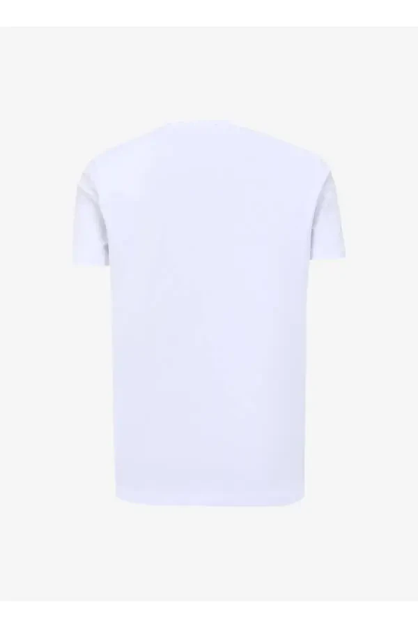 Altınyıldız Classics White Men's T-Shirt 4A4824200012 - 2