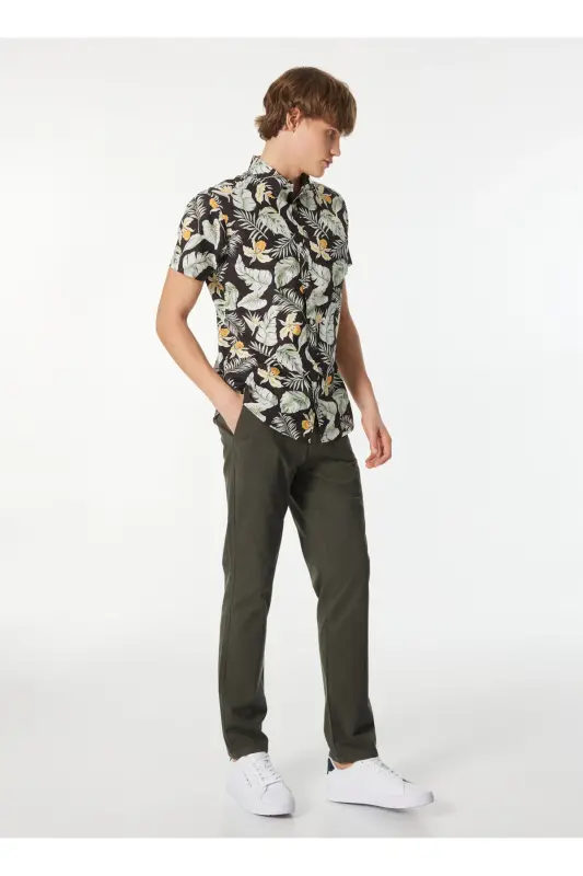 Altinyulduz Classics Normal Bel Comfort Fit Haki E - 1